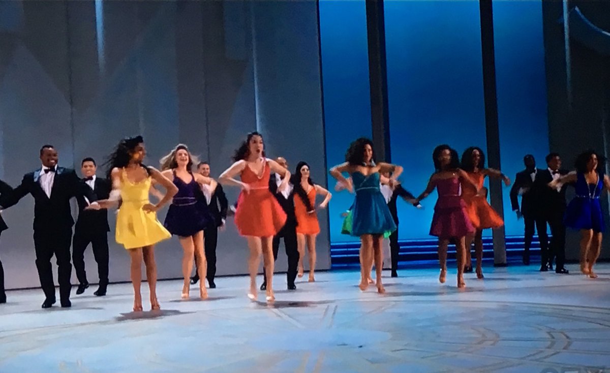 JaneCStevenson's tweet photo. The โone of each dancersโ on #emmys2018 opening musical number #diversity #wesolvedit https://t.co/1imwf1EQXq