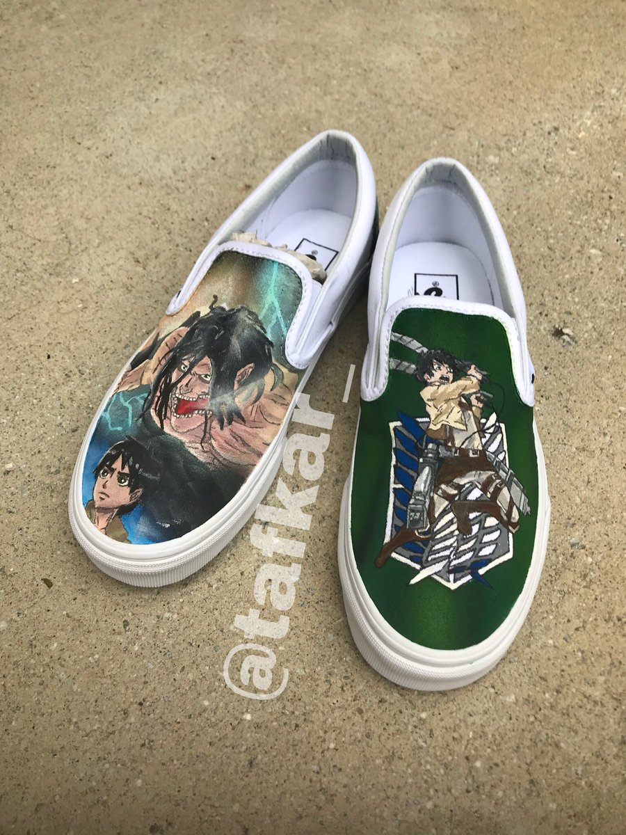 attack on titan vans