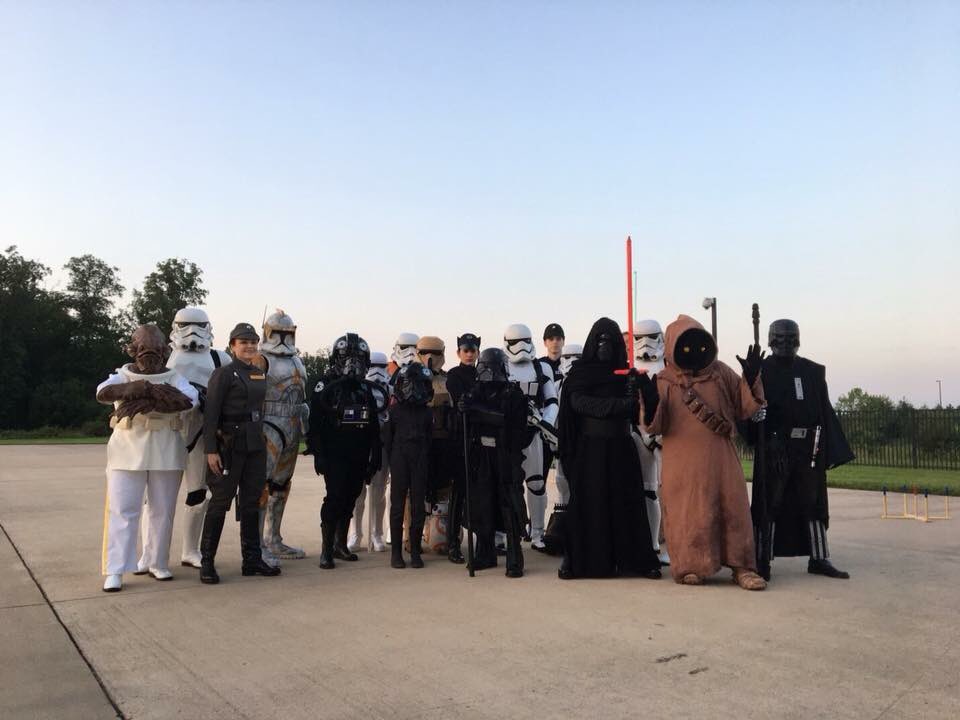 Inferno squad attending Reels on the Runway at the Air and Space museum! #infernosquad #starwars #badguysdoinggood #501stlegion