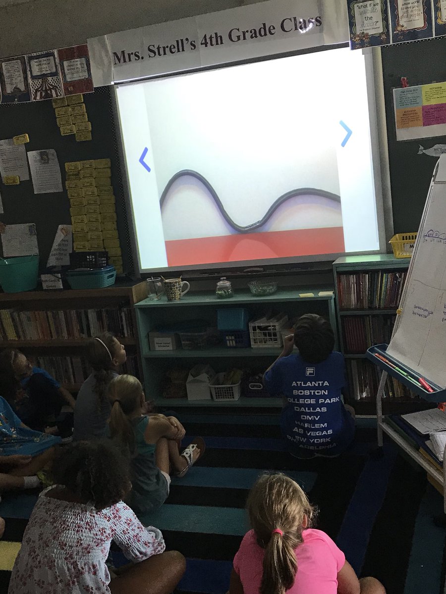MrsStrell's tweet image. How does a rollercoaster move? Ask your child about why the first hill of a rollercoaster is the tallest? #fourthgradescience