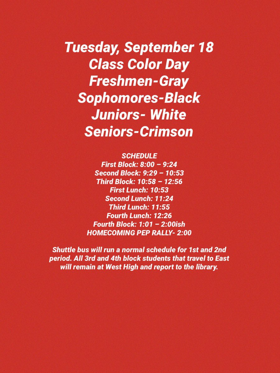 KHallatWestHigh's tweet photo. #mshallatwesthigh #westhightrojans #Homecoming2018 https://t.co/P9CNjN9lUf