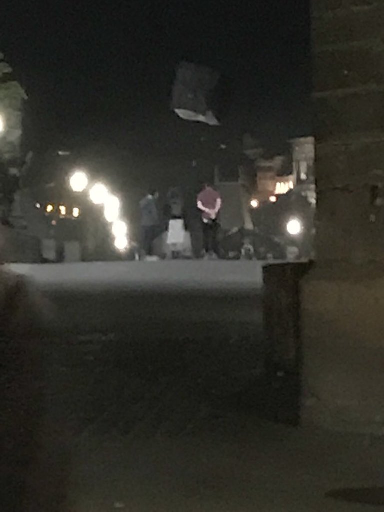 dumas1000's tweet image. Imma need a better pic of Tom &amp;amp; Zendaya then this 😂 #SpiderManFarFromHome #setpic