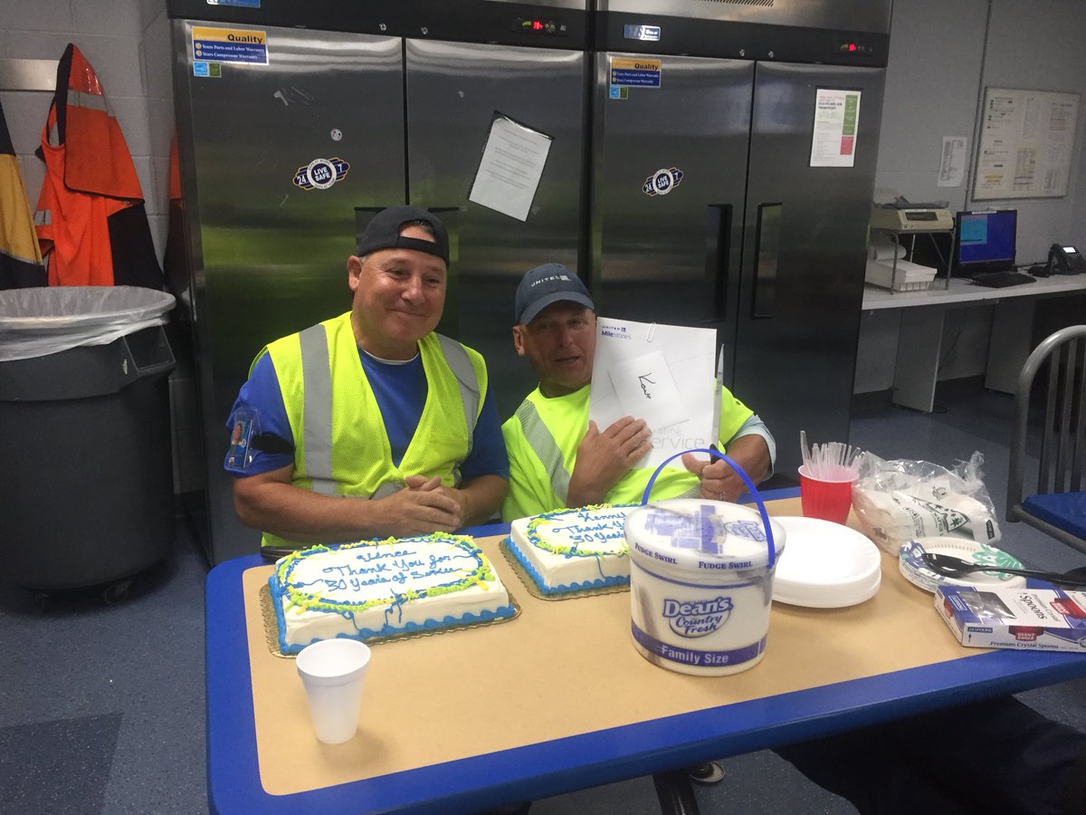 Celebrating 30 years of service with Vincent Cook and Ken Zahorcak. Thanks for all you do guys!