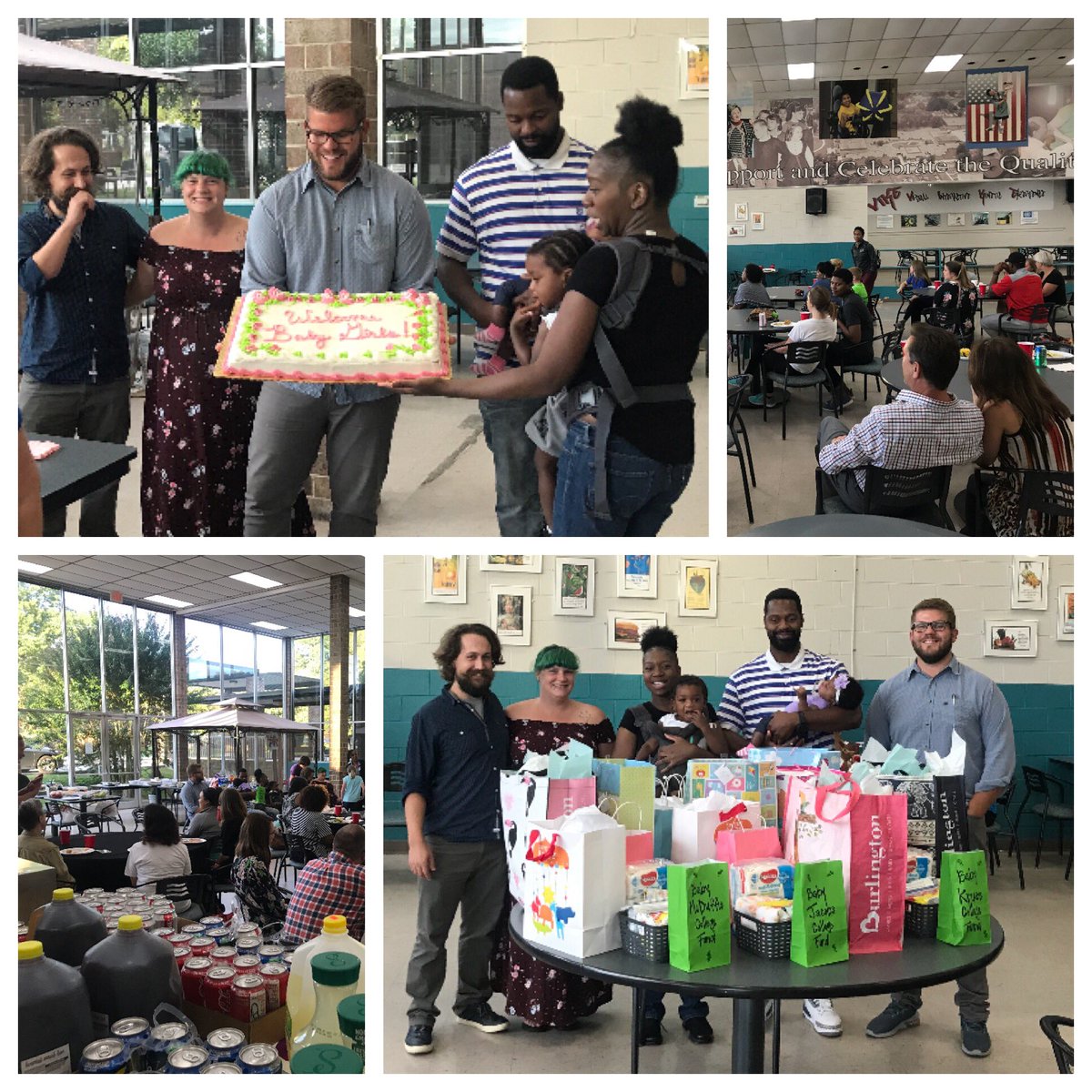 Family Night with our YMCA Community Partner and a special baby shower for three ELA dads!