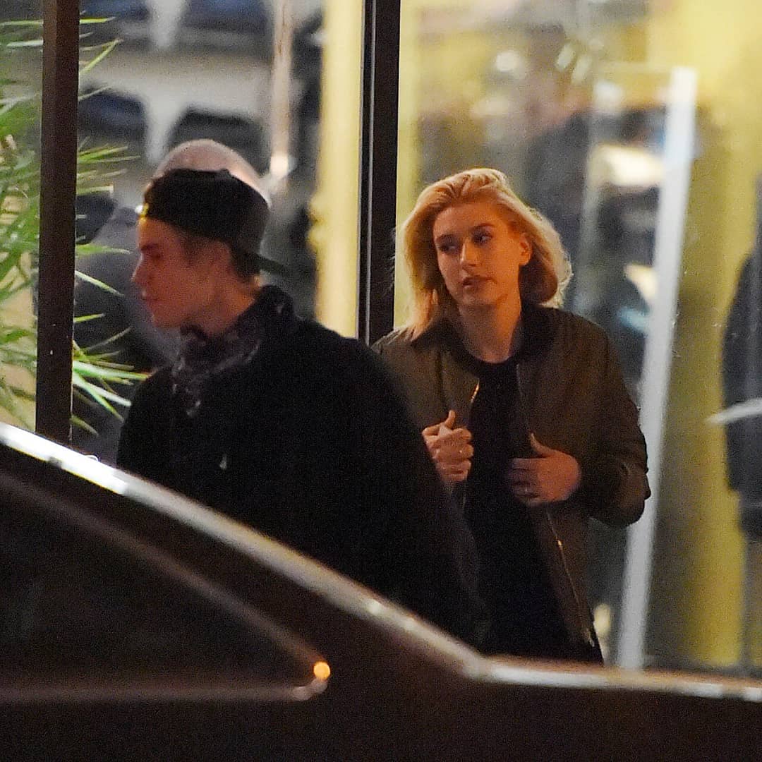 November 29, 2014. Hailey and Justin out in NYC.