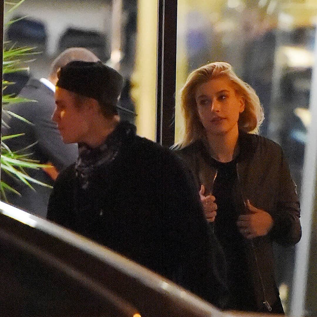 November 29, 2014. Hailey and Justin out in NYC.