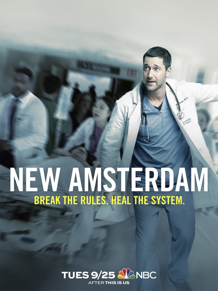 stine8529's tweet photo. Anyone else a little weirded out that Tom @Ryan_Eggold from The Blacklist on @NBC who died on the show is alive &amp; well on a new show New Amsterdam? Not sure if ill be able to watch the show or if Ill keep expecting Elizabeth Keen @MeganBoone or Reddington @SpaderIsland to show up https://t.co/3eBfj8VvEy