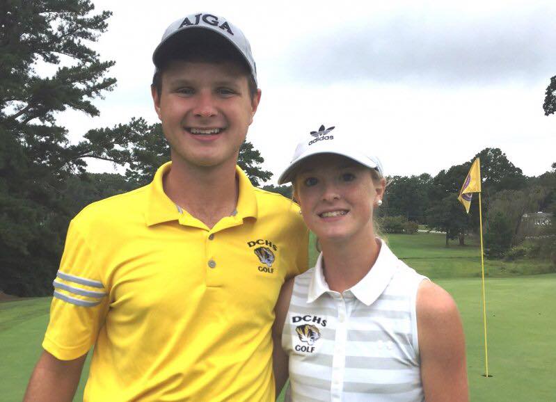 Congratulations to DCHS golf competitors Issac Walker and Anna Chew! Isaac finished 2nd and Anna finished 3rd in the regional golf tournament, and they have both qualified for the TSSAA state tournament which starts next Monday! Good luck to Isaac and Anna!