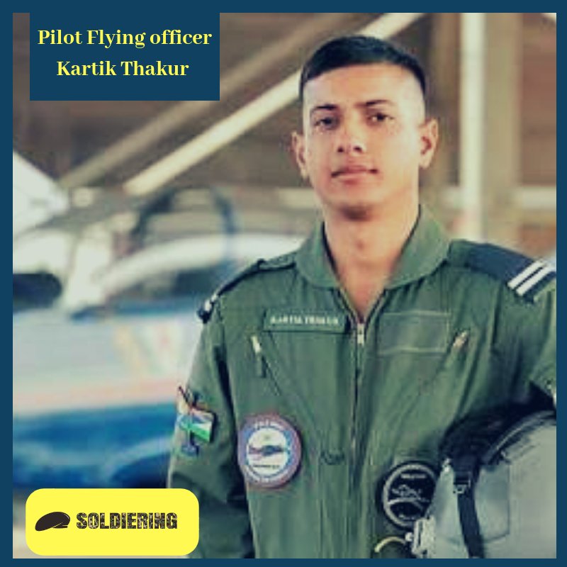 Soldiering 🇮🇳 on X: "We're saddened to hear the death of young pilot  Flying officer Kartik Thakur under mysterious circumstances in Kolkata. He  completed his high school from Sainik School Sujanpur Tira