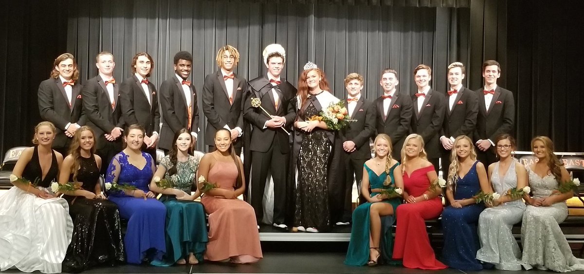 Congrats to the EHS Homecoming Royalty! A special shout out to PBIS Members Eddie Voloshen, Thomas Burkhart, Jordan Abrams and MC Nathan Kittrell! Way to #beGREAT !!! You ALL are an amazing representation of East High School!!!