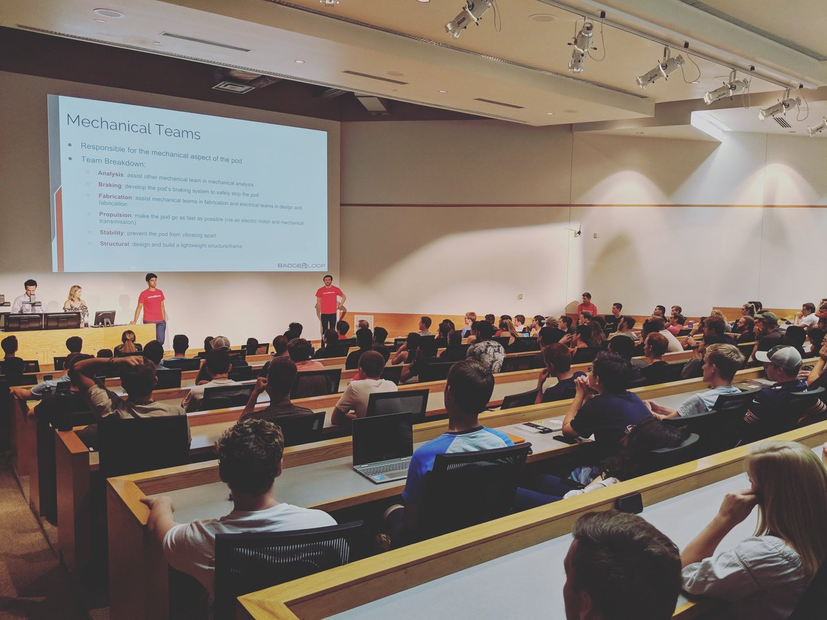 uwsolarracing's tweet image. We're excited to see so many new faces at our first all-team meeting of Competition IV! Let's #breakapod