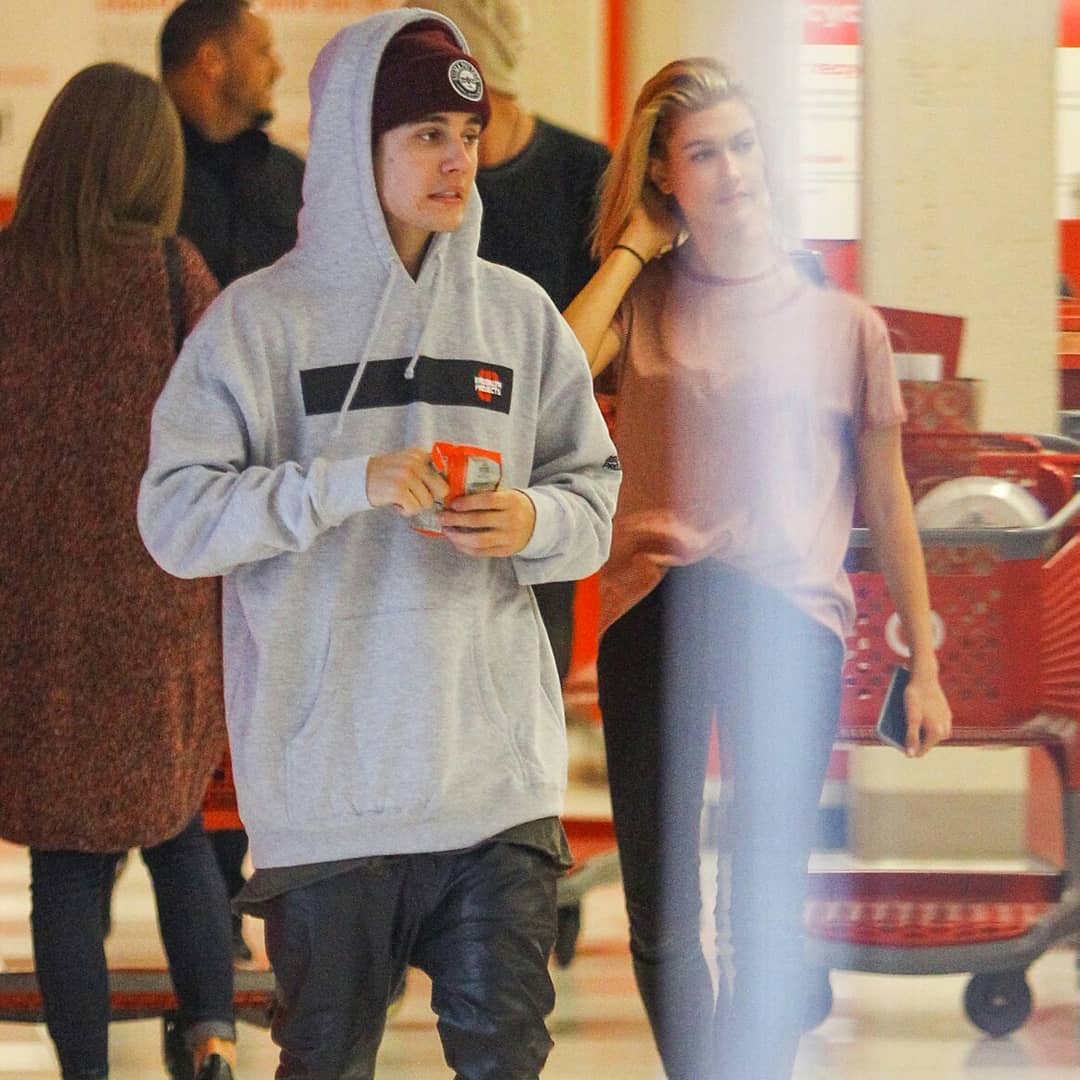 December 1, 2014. Hailey and Justin at Target in Los Angeles.