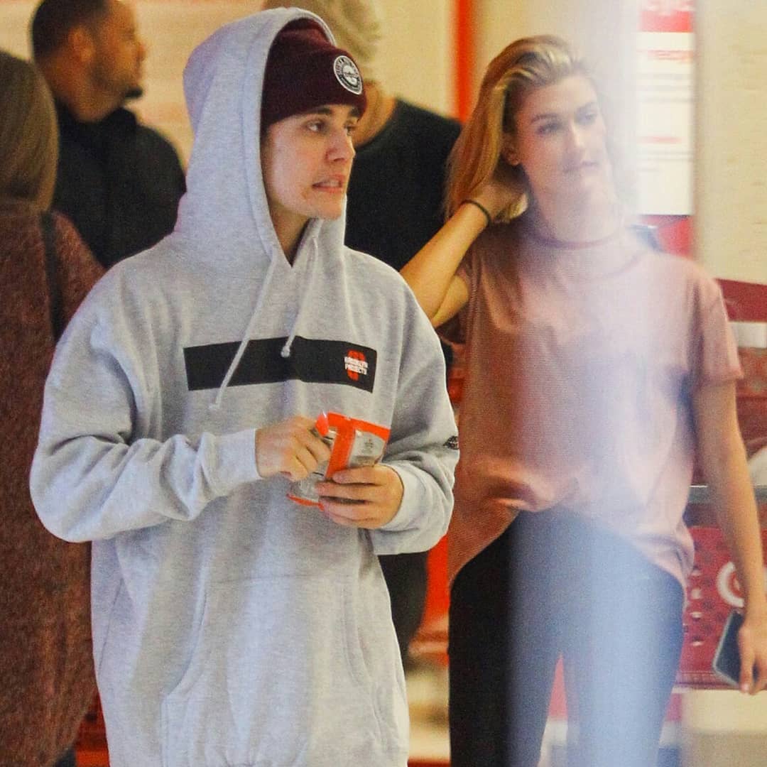 December 1, 2014. Hailey and Justin at Target in Los Angeles.