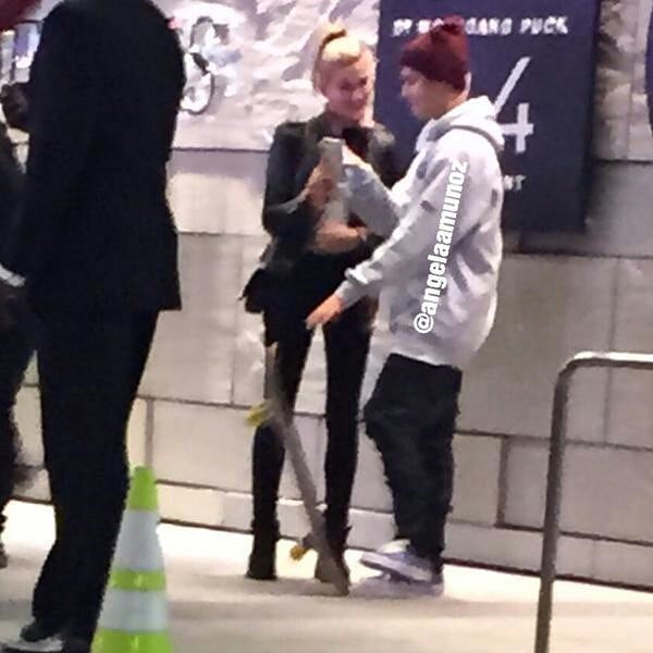 December 1, 2014. Hailey and Justin out in Los Angeles.