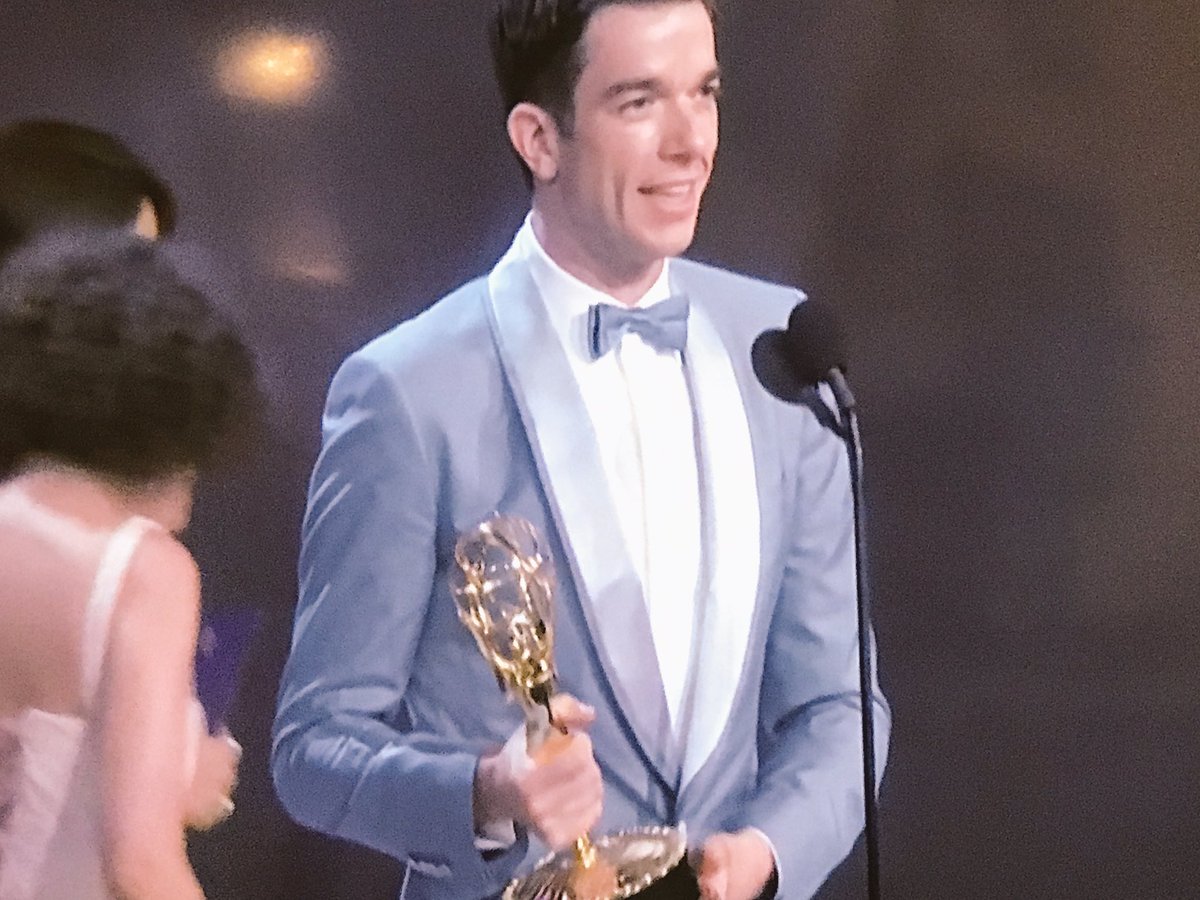 nyactor's tweet photo. Thank you Steve Martin and Martin Steve!! Congrats @mulaney! #Emmys https://t.co/IvDvUDqCCm