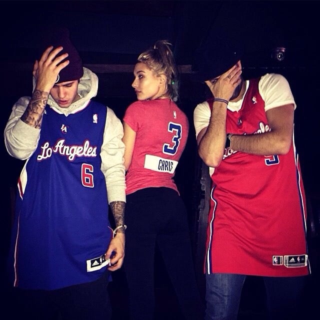 December 1, 2014. Hailey via Instagram: "love you buds and love you laclippers"