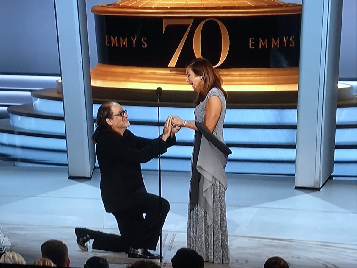 Maybe the greatest Emmys moment ever??!!

A proposal! Wow!! Even I’m tearing up...

#Emmys