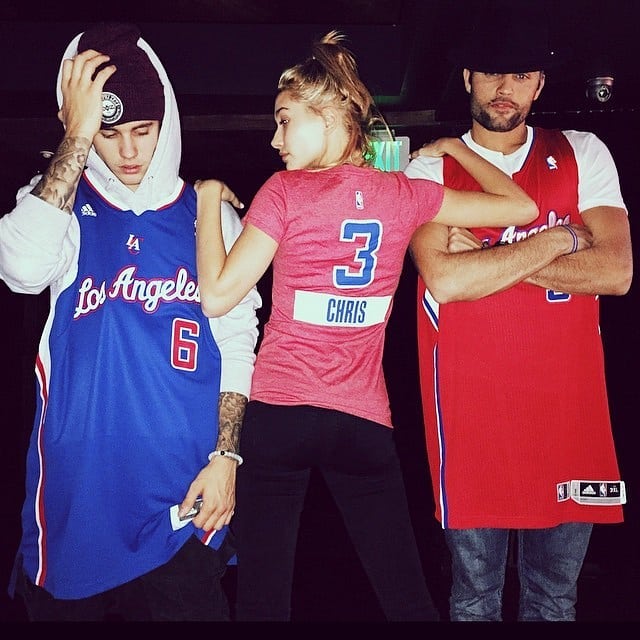 December 1, 2014. Justin via Instagram: "3 stooges."