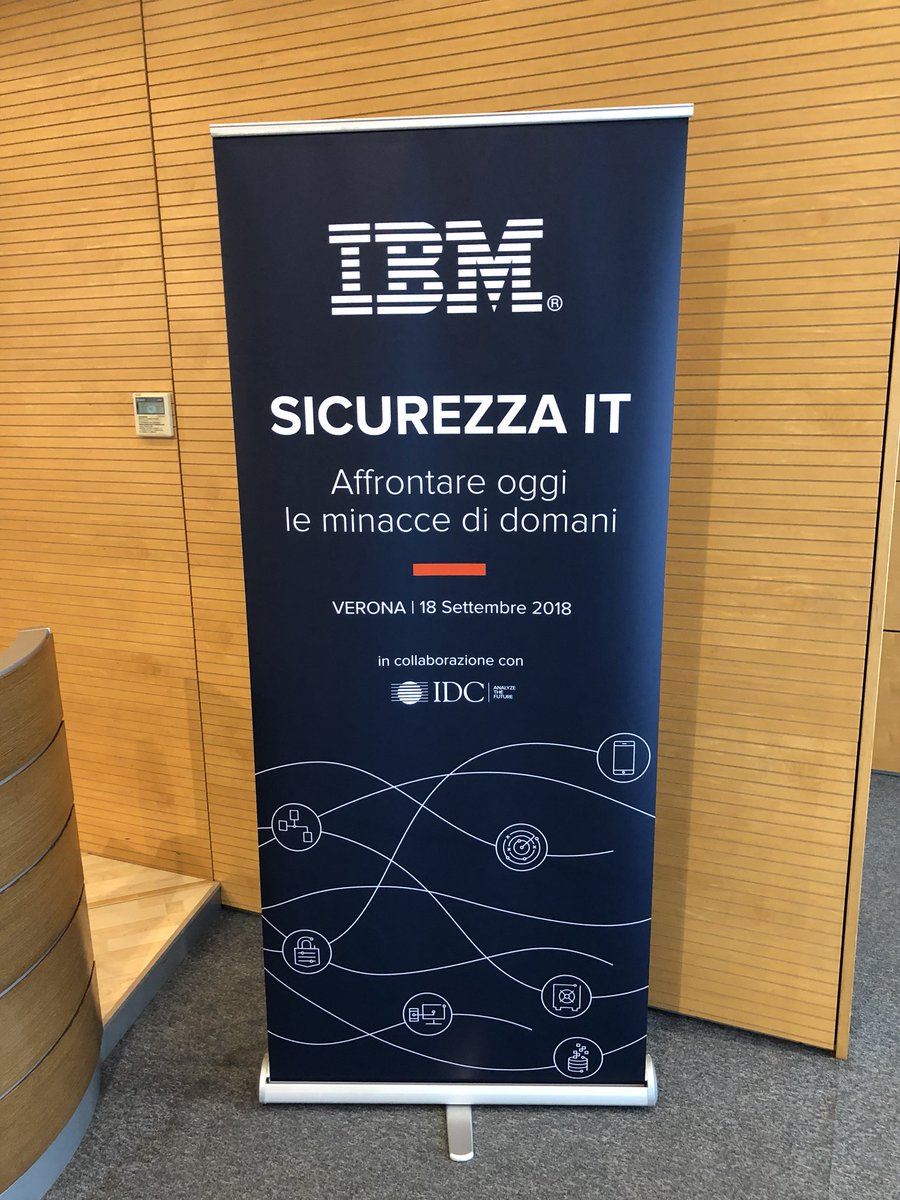 IDCItaly's tweet photo. Alle 9:45 dal @MuseoNicolis di Villafranca di Verona la diretta di #IBMSecurity. IDC e @IBMItalia parleranno di come l’#AI, e non solo, sta rivoluzionando il mondo della sicurezza IT. Con @FabioRizzotto @TeodonnoF @VPRenato @bizzotech @slow_tommy https://t.co/6E6SeowvCa