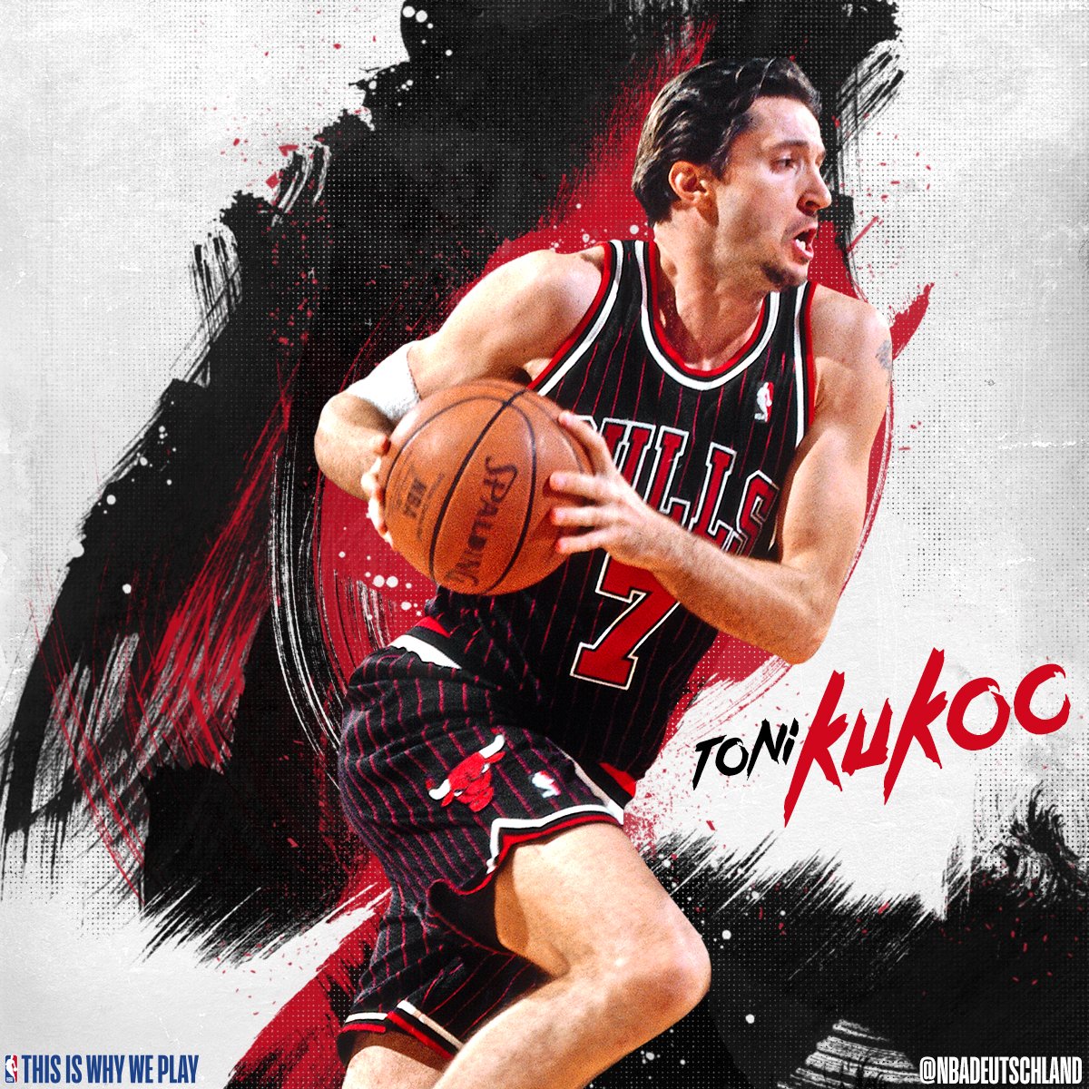 Einer der großen Euro-Pioniere wird heute 50 Jahre jung. Happy Birthday, Toni Kukoc! 