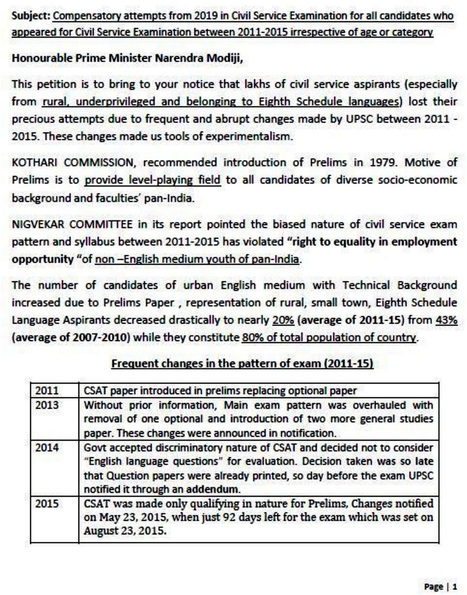 KirtiVaib's tweet photo. @Ra_THORe @BJP4India @BJP4Rajasthan @VasundharaBJP #need10minsofpmmodi Sir, help 2011-2015 aspirants in getting #compensatoryAttempts from #UPSC2019 #candlemarches5states @DrJitendraSingh Please give attempts @narendramodi @AmitShah @rajnathsingh @RSSorg @BJYM @DrMNPandeyMP @ABVPVoice @nsui @AISA_tweets #protest4Attempts23Sep18 https://t.co/ebAGeo6DLS