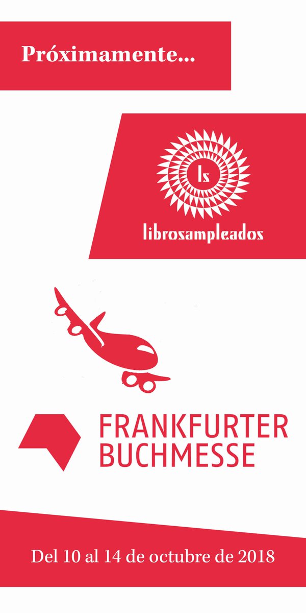 librosampleados's tweet photo. En octubre llevaremos el catálogo vivo de #librosampleados a la Feria Internacional del Libro de Frankfurt #leediferente https://t.co/1rN58f5PSp