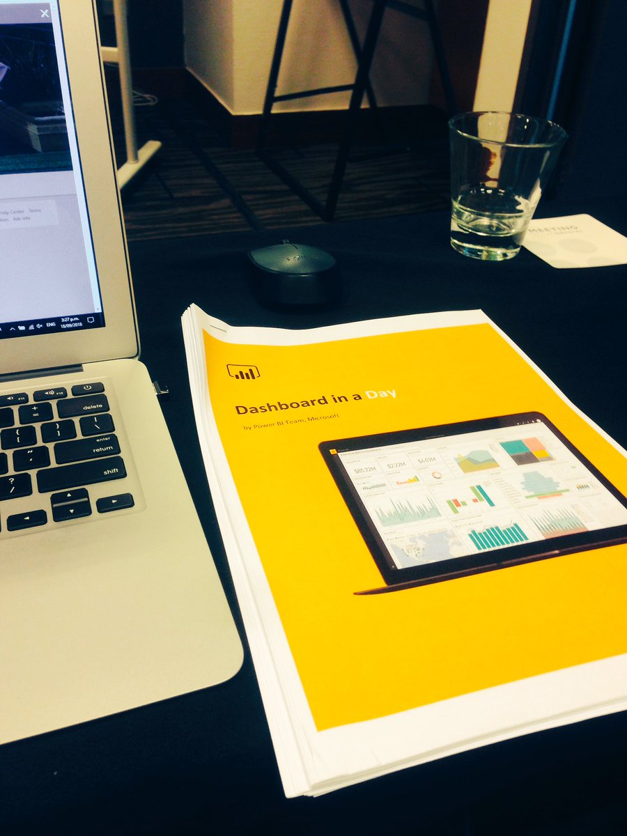 Dashboard in a day #DIAD <a href="/MSPowerBI/">Microsoft Power BI</a> training with <a href="/enlightendesign/">Enlighten Designs</a> Looking forward to using skills; 'the ultimate purpose of collecting the data is to provide a basis for action or a recommendation' - W. Edward Deming.