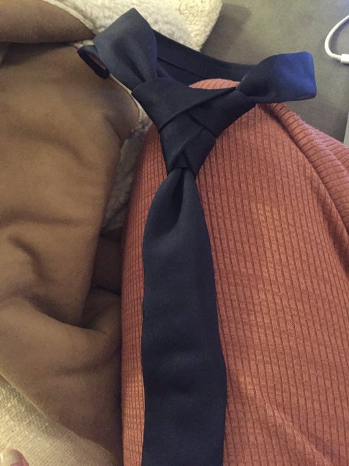 Got bored editing nipples, currently teaching myself all the really extra ways to tie ties and bow ties