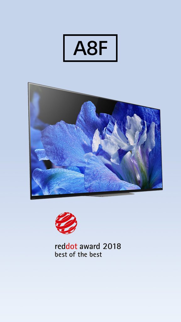 SonyIndonesia's tweet photo. Stylish dan inovatif - terima kasih Red Dot Design Award untuk #A8F #BRAVIAOLED #Sony4KHDR sebagai TV yang Terbaik dari yang Terbaik!
Cari tahu info selengkapnya di sini: https://t.co/RID2qho48m. https://t.co/QBobLAWT39