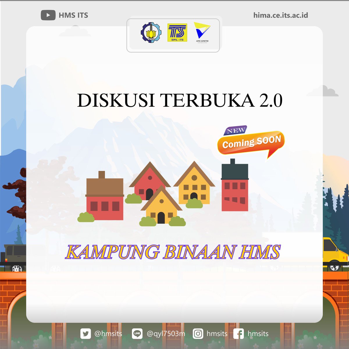 hmsits's tweet photo. [REMINDER DISTER KAMPUNG BINAAN #2]

kelanjutan diskusi kampung binaan. Diskusi Terbuka dilanjutkan pada 
Hari/Tanggal : Selasa, 18 September 2018
Pukul : 19.00
Tempat : Kantin Sipil
Agenda : Pemaparan Hasil Survey Ke-2

-DEPT. SOSIAL MASYARAKAT-

#HMSITS
#HMSSIMETRI
#ITSSURABAYA https://t.co/la2DKI0BYC