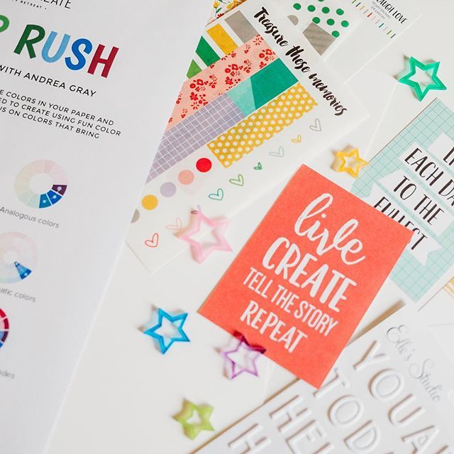 creativesclub's tweet photo. Weekend in the Woods attendees had fun playing with @ellesstudio goodies in our Color Rush workshop, taught by @retrohipmama! 😍
We’re so grateful for all of our amazing sponsors!
#tccgatherandcreate // Photo by @sunlightandairphoto 💕 https://t.co/d5qMWYvzYi https://t.co/Er0Ym9xYBN