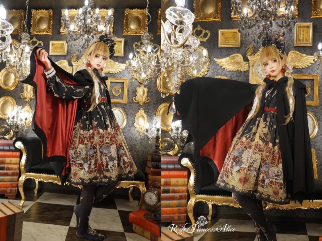 Chouchou Ange名古屋店 Royal Princess Alice コウモリマント Chouchou Ange 名古屋店 店頭ご予約受付中です 25 000 Tax 全額前入金 9 24までwポイントプレゼント中 ハロウィンシーズンのみならず 可愛いアウターとしても ロイヤル