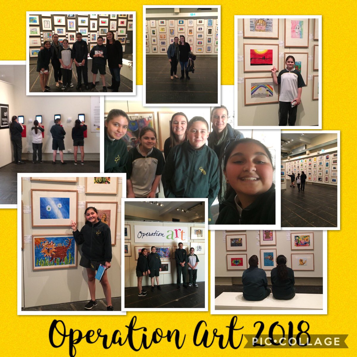 The Art Club Ss <a href="/PsCondell/">CondellParkPS</a> created artworks for Operation Art- an initiative of The Children's Hospital at   Westmead. Their artworks were displayed at the Armory Gallery and today we had the opportunity to visit. <a href="/sydolympicpark/">Sydney Olympic Park</a> #OperationArt <a href="/kara_thomas16/">Kara Miladinovski</a> <a href="/MissNguyen_/">Wendy</a>