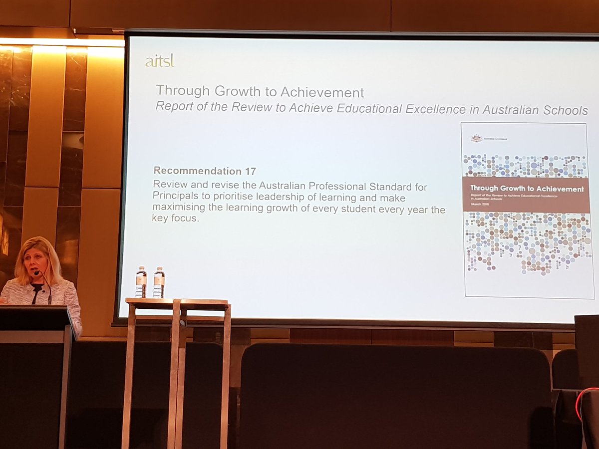 Good to hear Lisa Rodgers <a href="/aitsl/">aitsl</a> present a workshop on Leadership and Learning for Primary Principals.