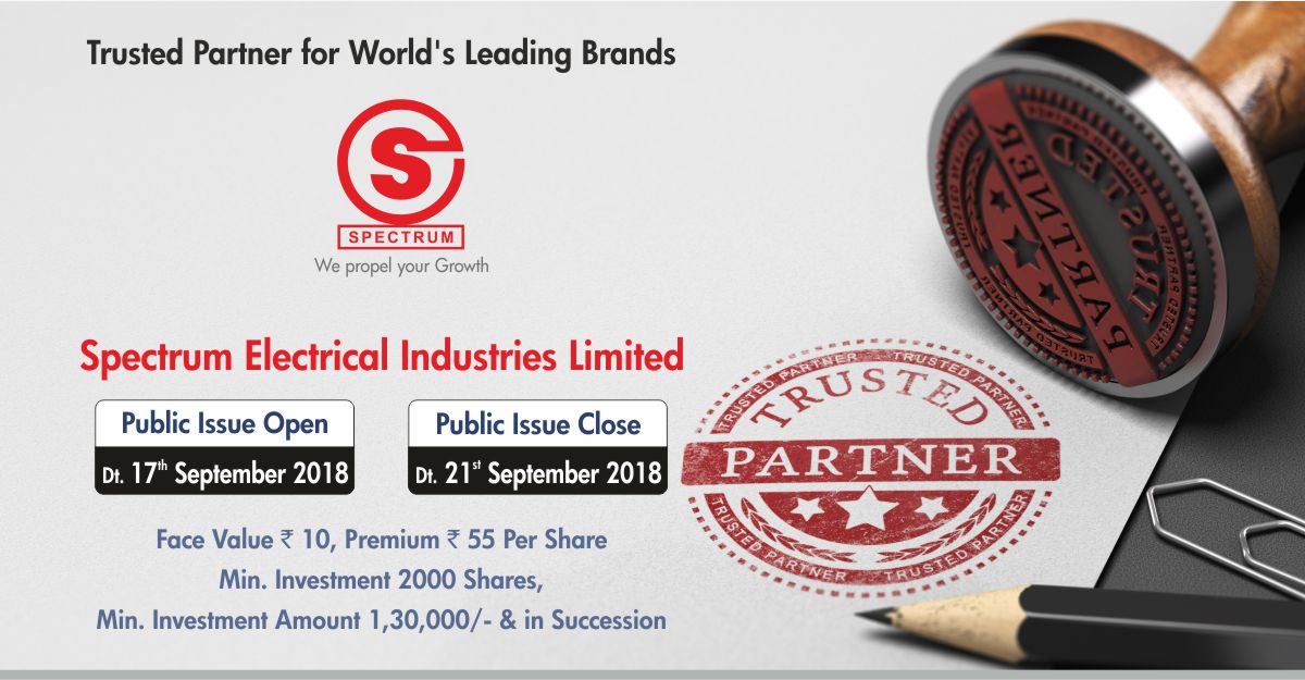 SpectrumEIL's tweet image. We have launched our IPO on 17th September 2018.
For more details visit arihantcapital.com 
and nseindia.com/emerge/live_ma…
#Spectrum #IPO #CapitalMarket