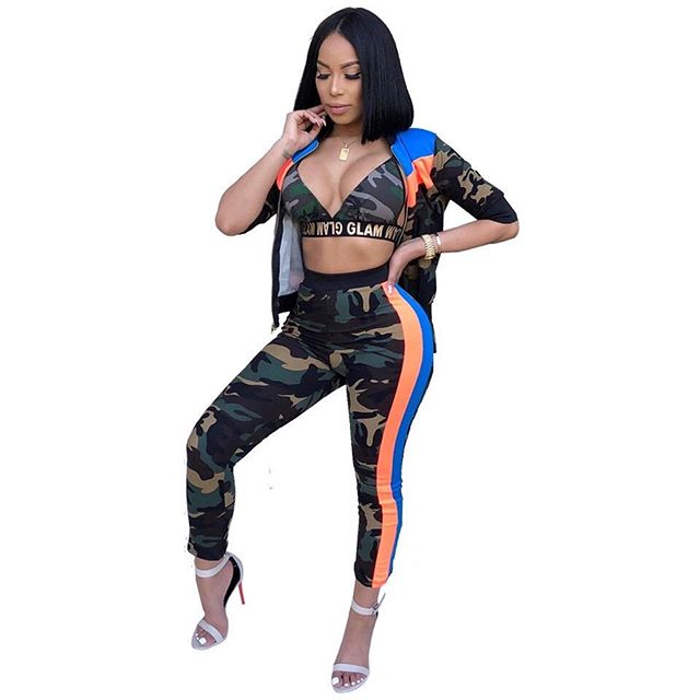 🍂 Autumn Stripes Camouflage Women's Sets 🍂 😍please comment below if you like it or tag your friends 
#fall #sexy #sexydress #camoflauge #camopants #camoleggings #stripes #blouse #fashion #bra #womendrivers #joggerpant #comfypants
Visit our site: fashionhsk.com