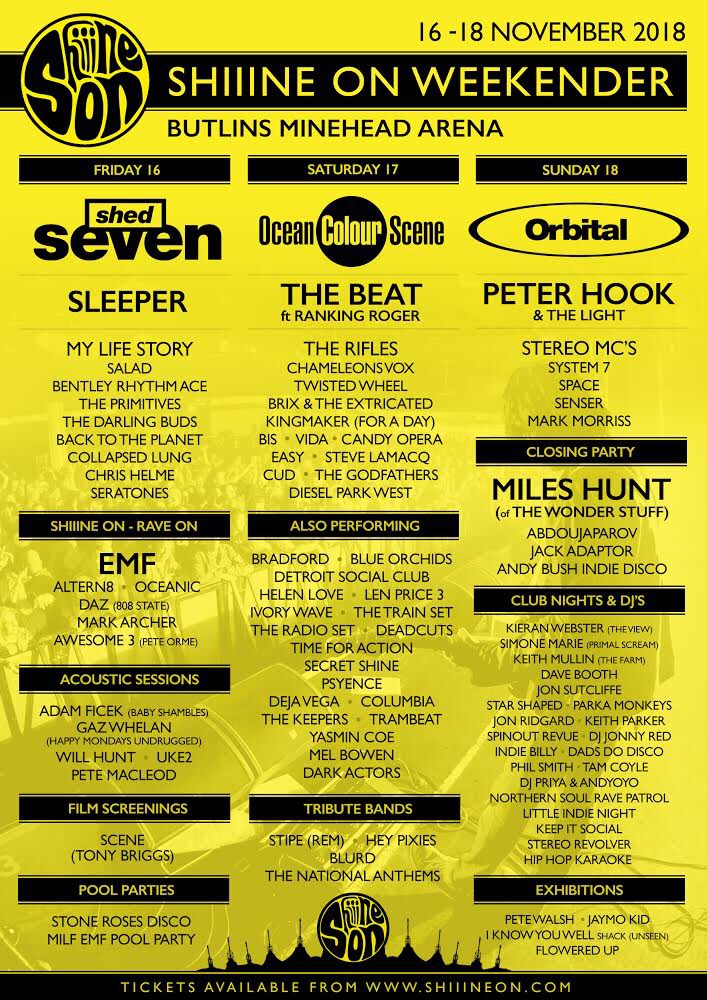 ShiiineOn_'s tweet photo. 59 days to the Weekender 
&amp; yes we are counting 😎

All the facilities/ability to charge phone / bed /restaurants/bars/iconic bands &amp; DJ'S/exhibitions/club nights &amp; more ✔

Weather issues/mud/venues miles apart ❌

Get involved  👇
>> https://t.co/SHlsEJZjzh https://t.co/RNLZW1ELXd