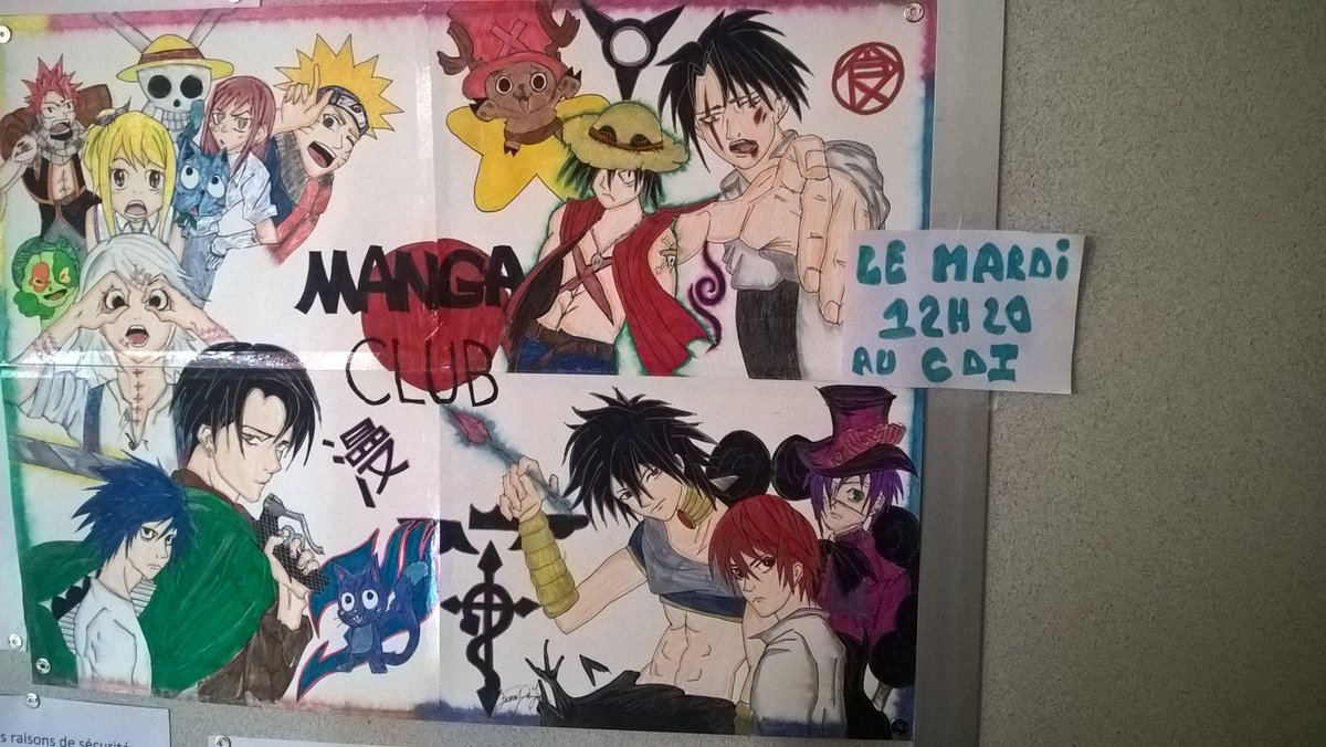 CDILangevin13's tweet photo. Le Club Manga cette année c'est le Mardi 🐼🎎🍙 https://t.co/WqplE4ISQu