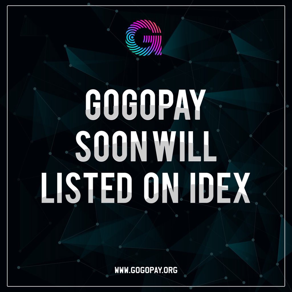 GoGoPayToken's tweet photo. GoGoPay First Exchange 
 will be IDEX ❤️👍🚀
After the SELFDROP finish we will be listed here on great exchange ⭐️❤️🚀 Status our SELFDROP is Still ongoing! Buy now at low price🚀
#IDEX #GoGoPay #GoPay https://t.co/30CsXulbFa