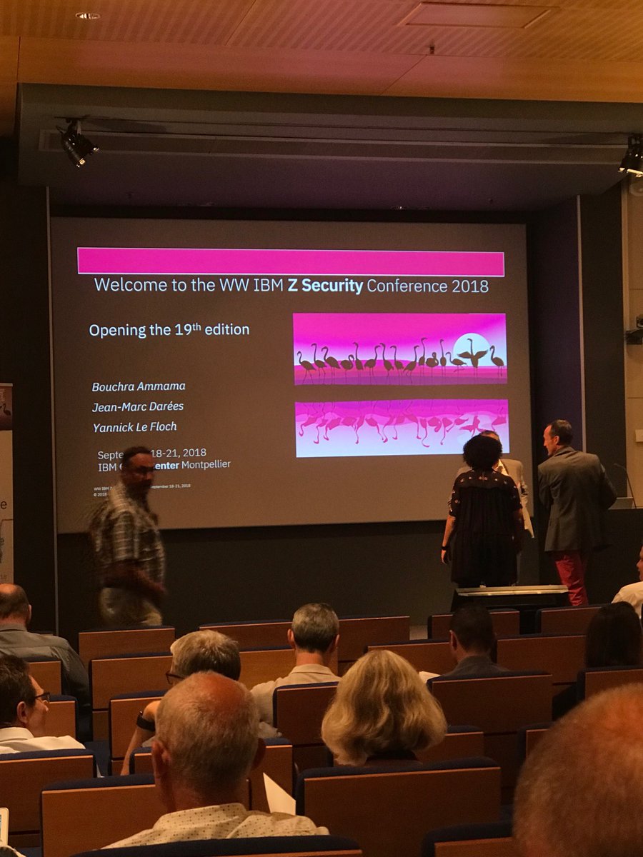 ich408i's tweet image. Getting ready for the opening keynote at the IBM z security conference #IBMzsec