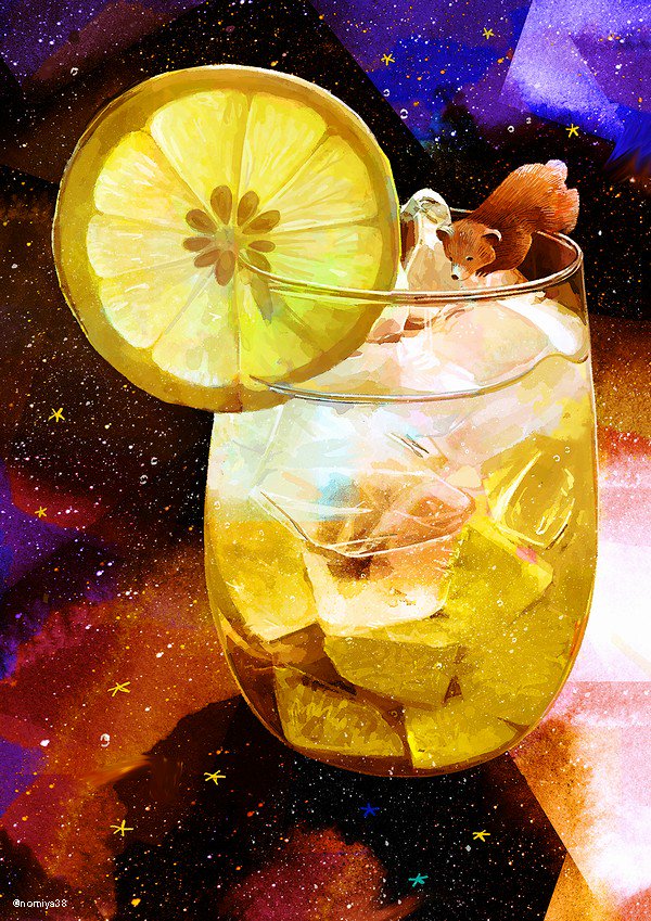 fruit food lemon bear lemon slice cup star (sky)  illustration images