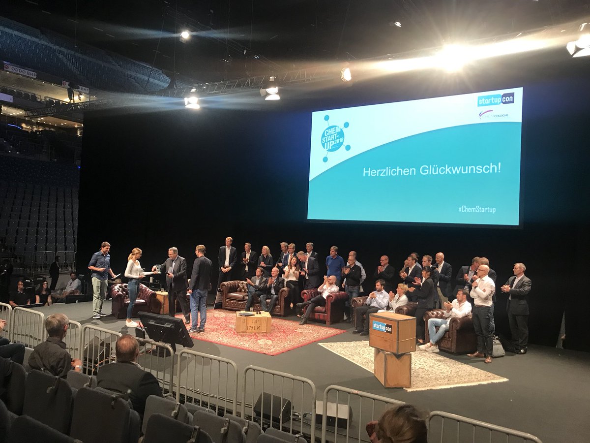 join_covalo's tweet photo. Visiting the #ChemStartup awards in Cologne, Germany. Who are the upcoming disruptors of the Chemical industry? https://t.co/EOaiazgmGK