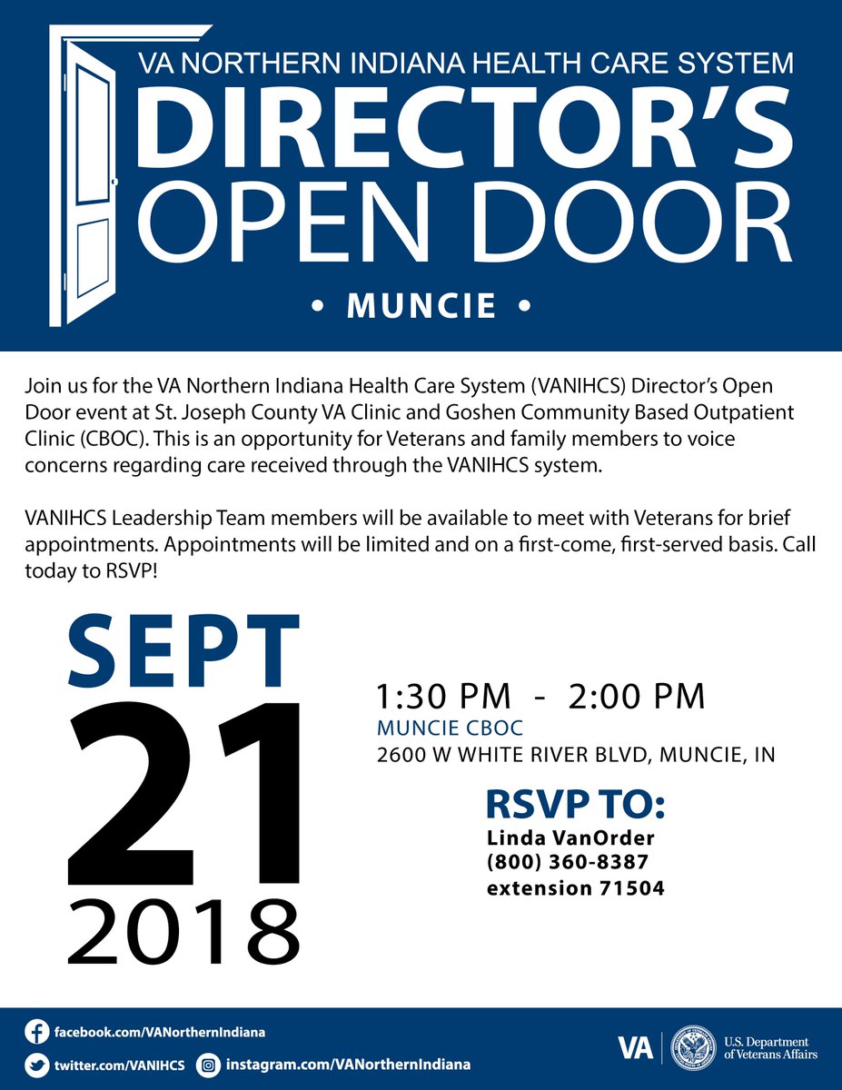 Vanihcs On Twitter Veterans Rsvp For Vanihcs Director S
