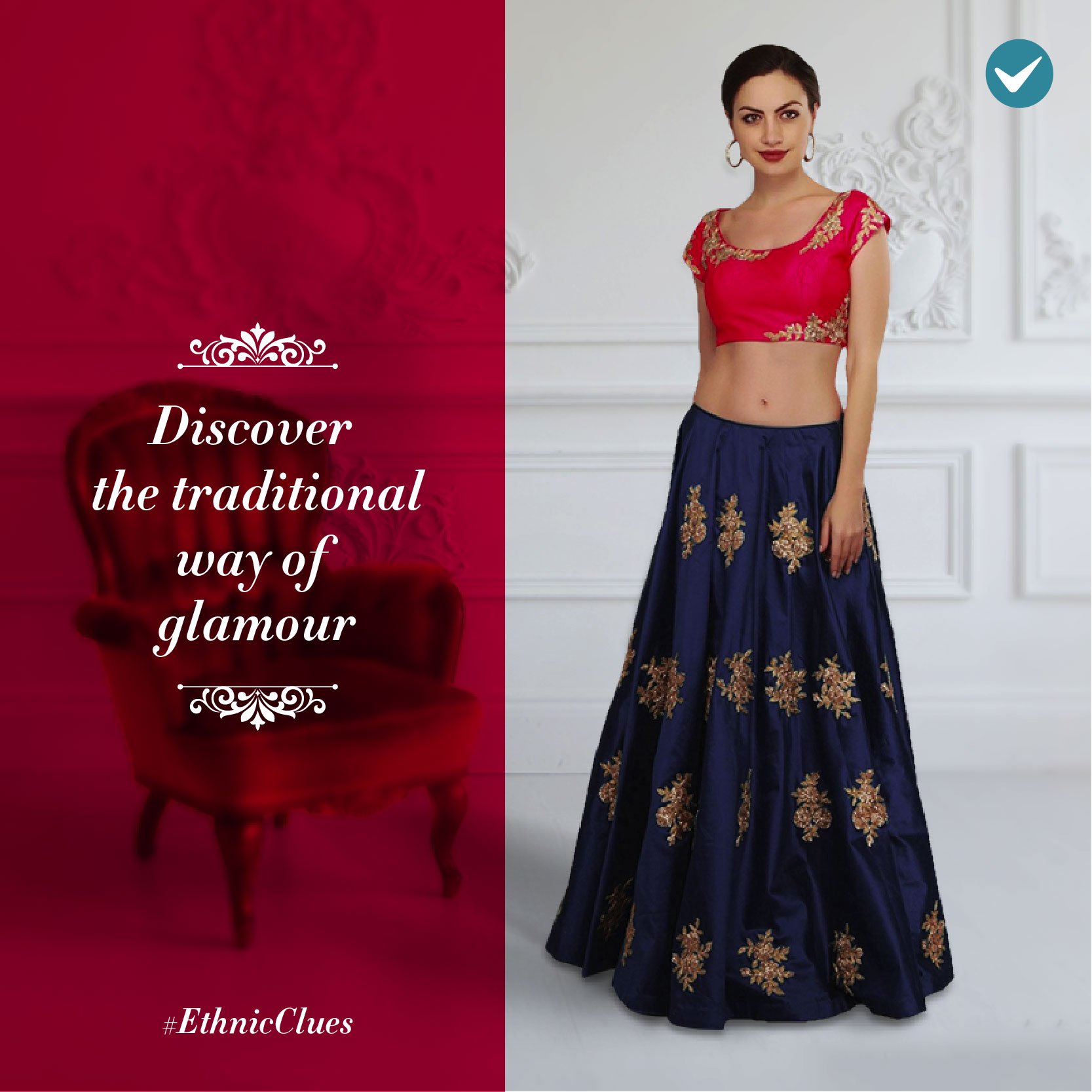 Shopclues top ghagra choli