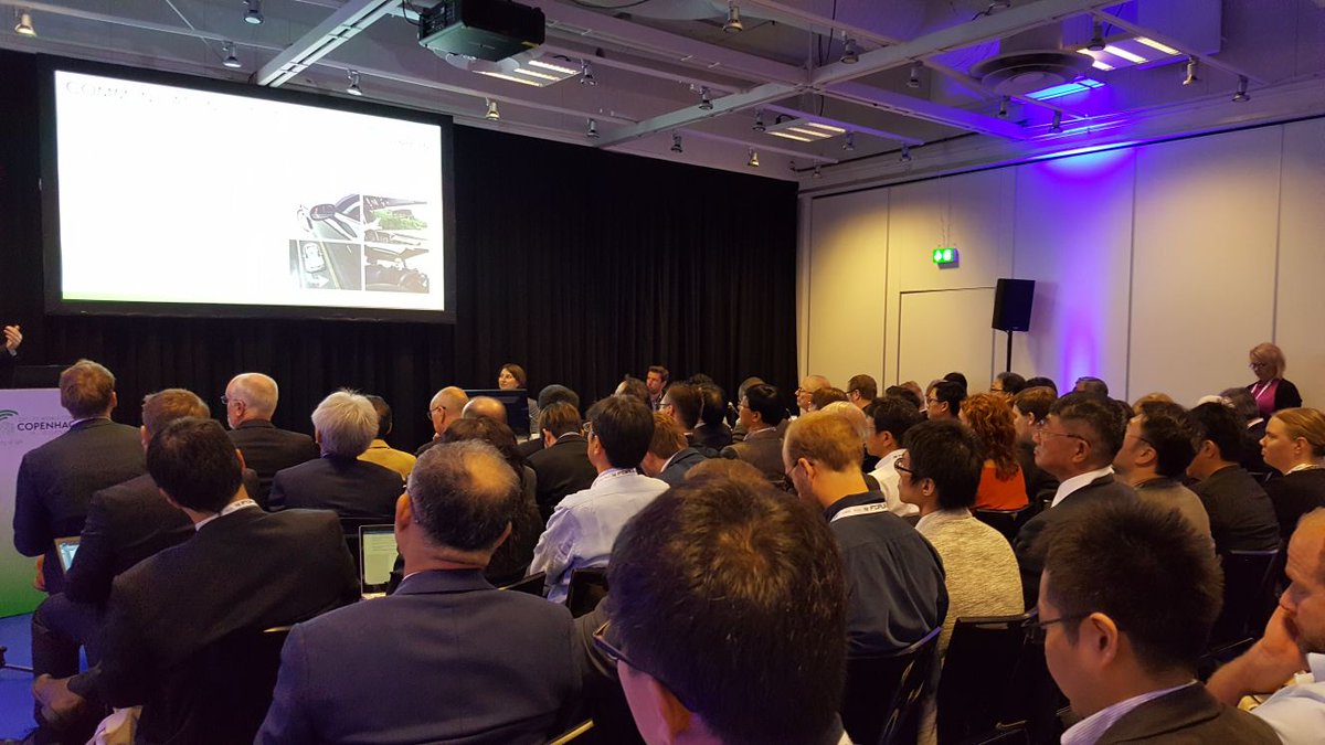 interACT_EU's tweet photo. More than 90 participants in @interACT_EU's SIS14 #ITSWC18. Interesting talks about the ways that can help #AVs being widely accepted by the general #public by increasing their #safety and #integration within #mixted #traffic. https://t.co/gHSQ7yC5qn