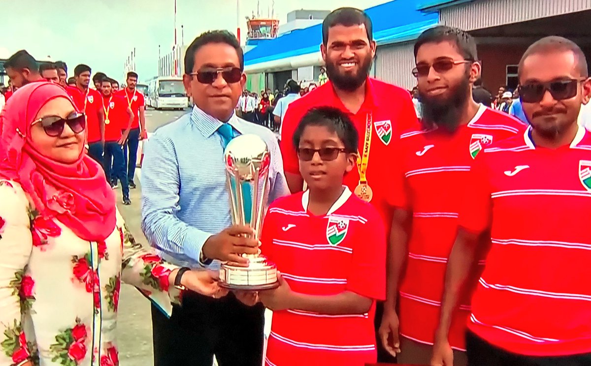 Jameel_Usman's tweet photo. #legacy of a #patriotic #visionary #leader #PresidentYameen 🇲🇻🛫👨‍✈️⚽️🏆 #YameenShaheem2018 Inshaa Allah https://t.co/C73hKPxOXl