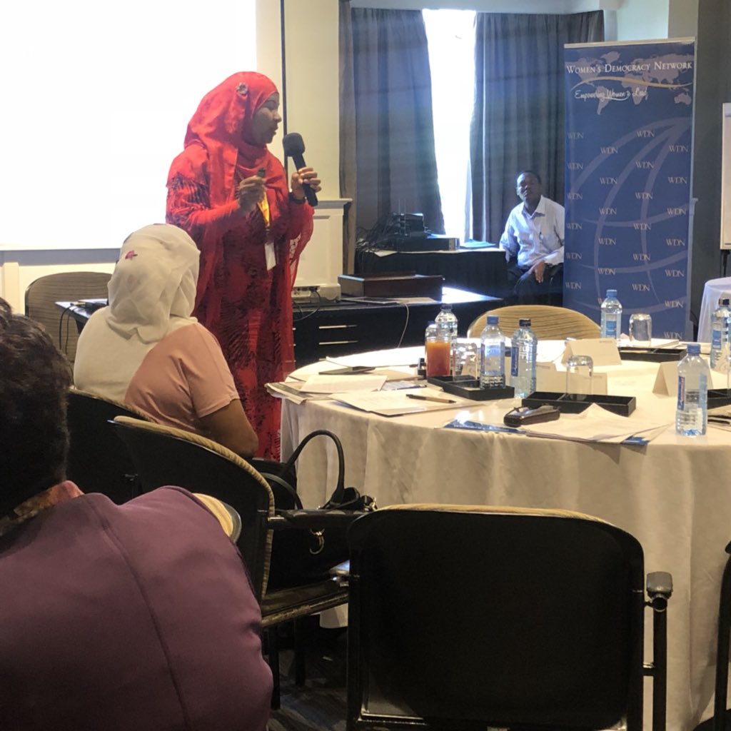m_blackwood's tweet photo. Hon. Farida Salim shares best practices regarding the county budgeting processes. Training will equip over 30 women county leaders in Kenya with the skills necessary to be more fiscally responsive and accountable. #WDNinKenya #WeAreLeaders π°πͺ https://t.co/193TqWqhq1