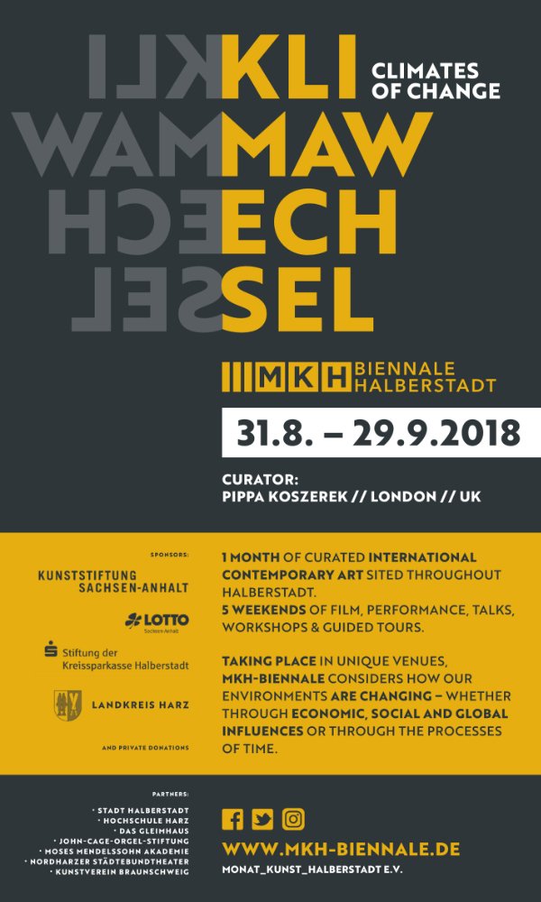 ChesneyRebecca's tweet photo. There is still time to see my work in the Halberstadt Biennial alongside Alexander Kluge, Jasmina Cibic, Eca Eps, Sarah Lehn, Sogol Mabadi &amp; more 
https://t.co/FhCFnhD6WV
Climates of Change runs until 29 Sept https://t.co/CFyTfpixGj