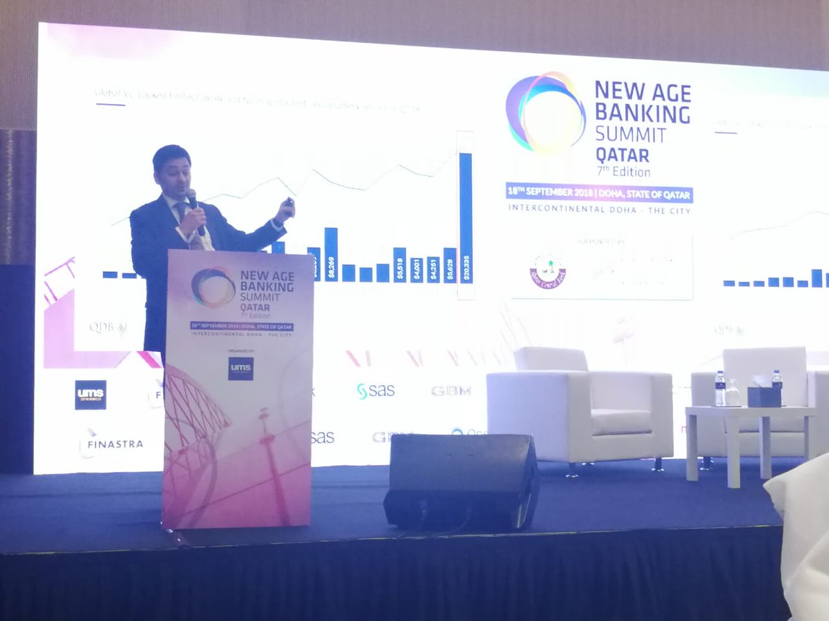 UMS_Events's tweet photo. "#FinTech is disrupting the global #FinancialServices sector and this disruption is creating a ripple effect beyond Financial Services." - Rauf Mammadov, Advisor to CEO, Qatar Development Bank at #NABSQatar
#NABS #digitaltransformation
https://t.co/ccuGpcL9Pi @QDBQA https://t.co/WBttTn7C1V