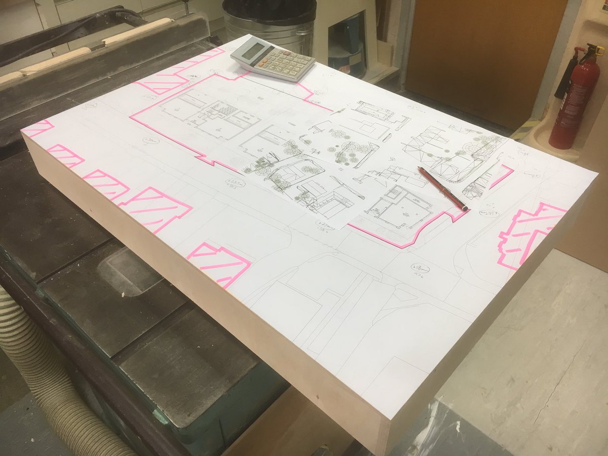 BMModelMaking's tweet image. Our latest #model has begun. A 1/200 full colour #marketingmodel